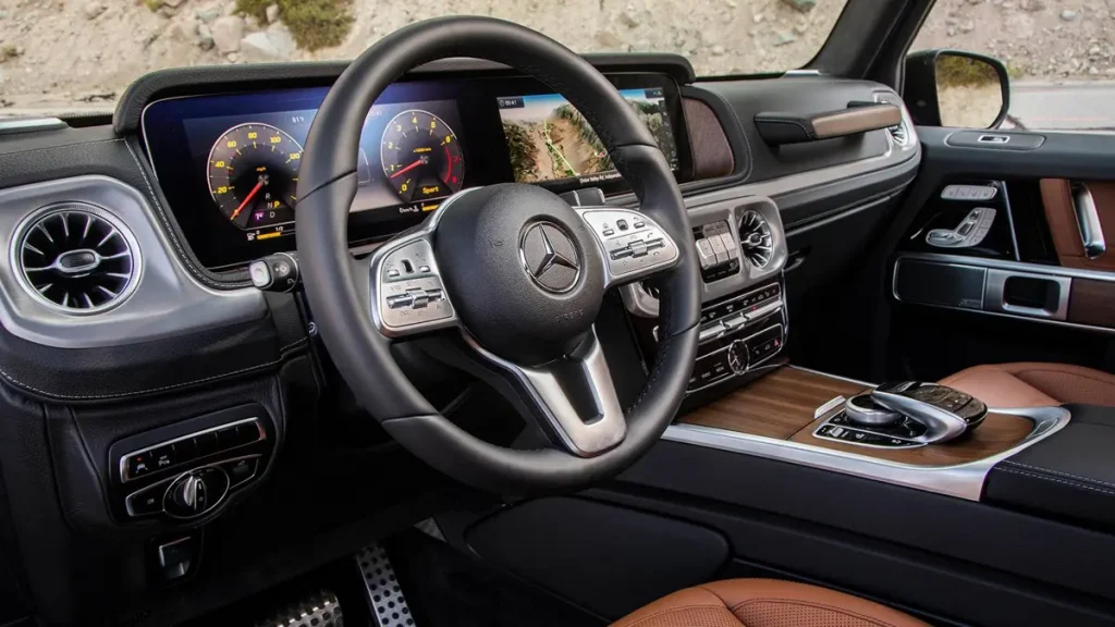 مواصفات سيارة مرسيدس جي كلاس 2023 &ndash; تصميم داخلي فاخر ومريح