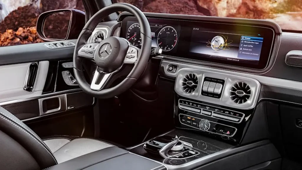 مواصفات سيارة مرسيدس جي كلاس 2024 &ndash; تصميم داخلي فاخر ومريح