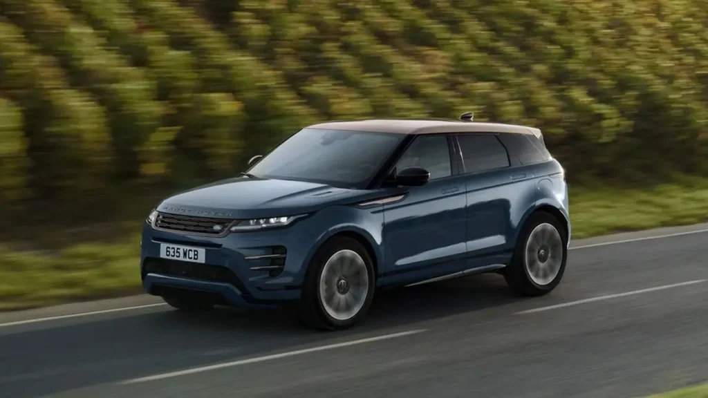 مواصفات سيارة رنج روفر ايفوك 2024 – تصميم الخارجي بتفاصيل واضحة