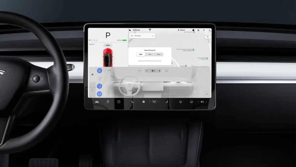 مواصفات سيارة تيسلا 3 2022 – لمسات داخلية بجودة بريميوم